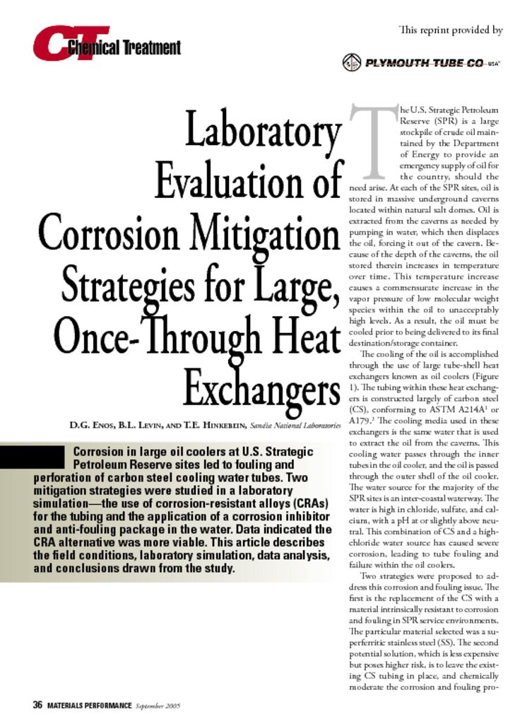 thumbnail of Laboratory-Evaluation-of-Corrosion-Mitigation